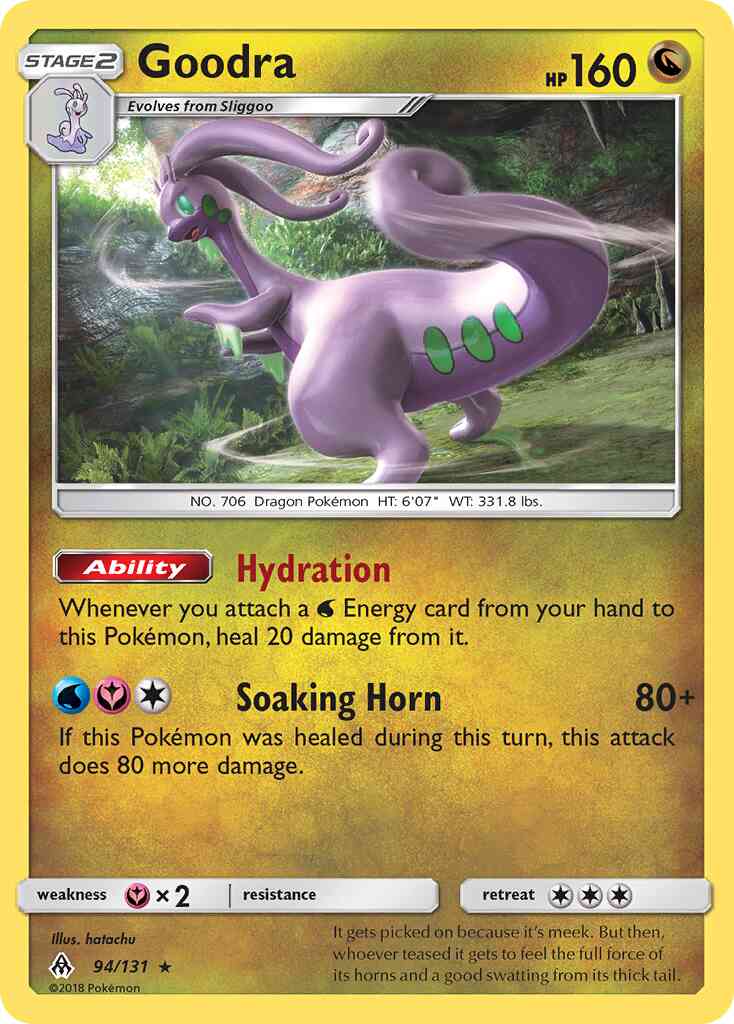 Goodra - 94/131 - Rare Holo [sm6-94] [Reverse Holo]