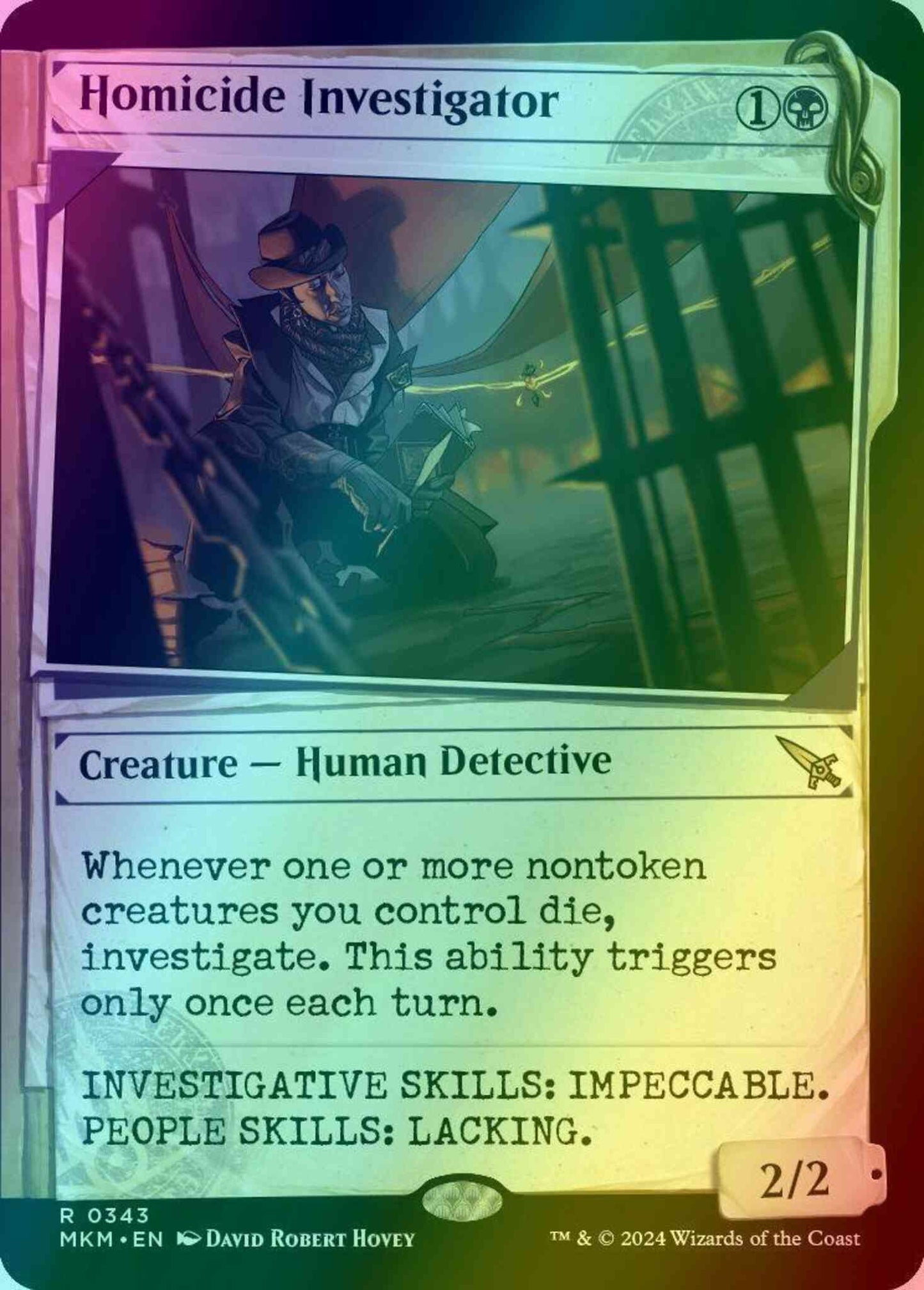 Homicide Investigator [343] [Dossier Showcase] [Murders at Karlov Manor] [Foil]