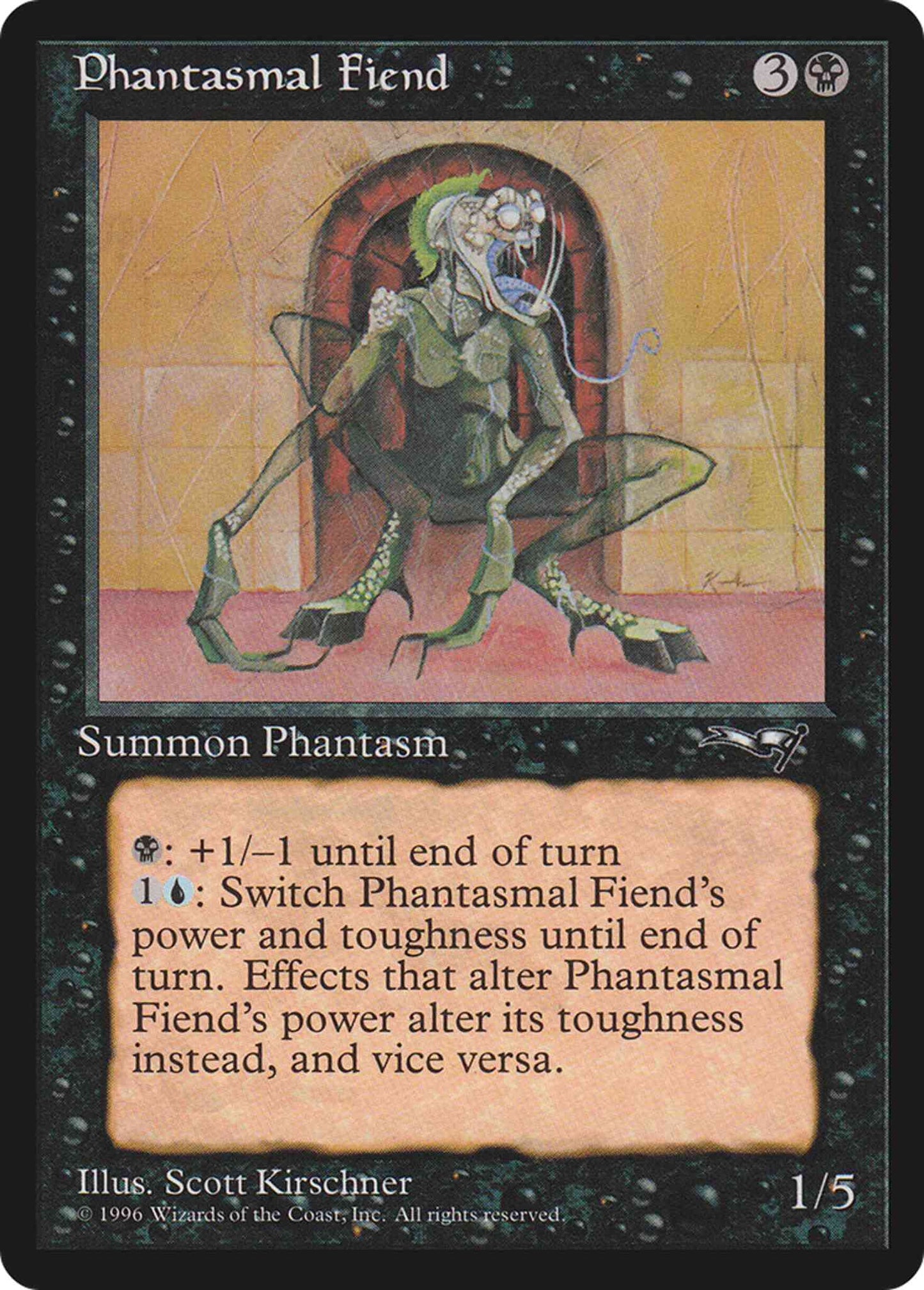 Phantasmal Fiend [Full View] [57b] [Alliances] [Non-Foil]