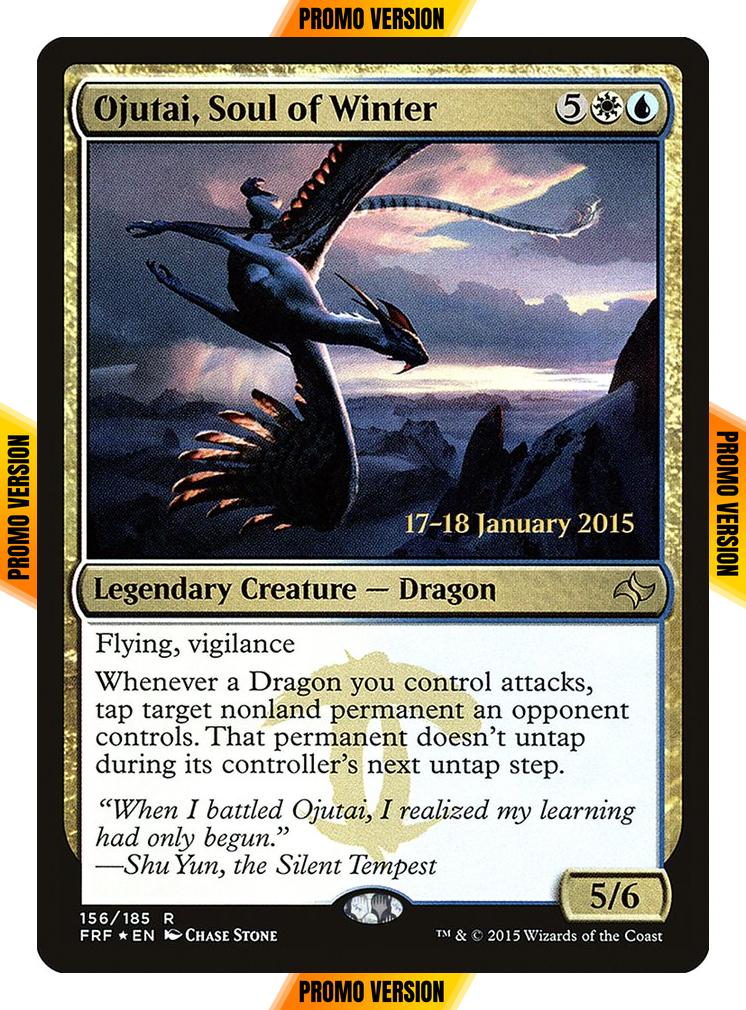Ojutai, Soul of Winter [156s] [Fate Reforged Promos] [Foil]
