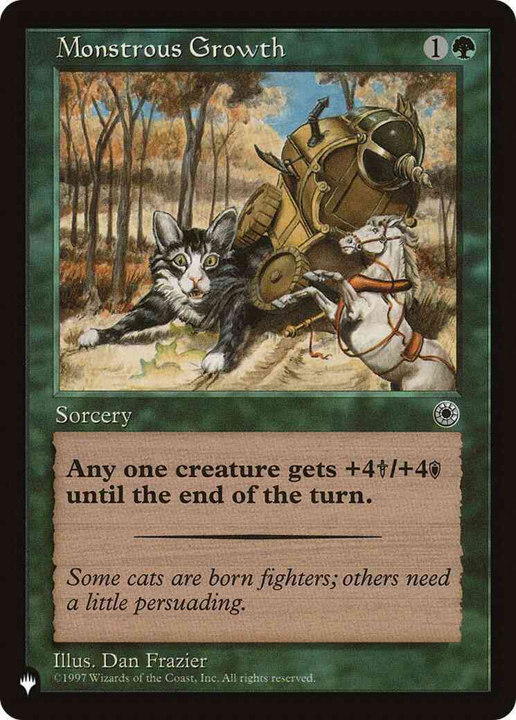 Monstrous Growth [POR-173] [The List] [Non-Foil]