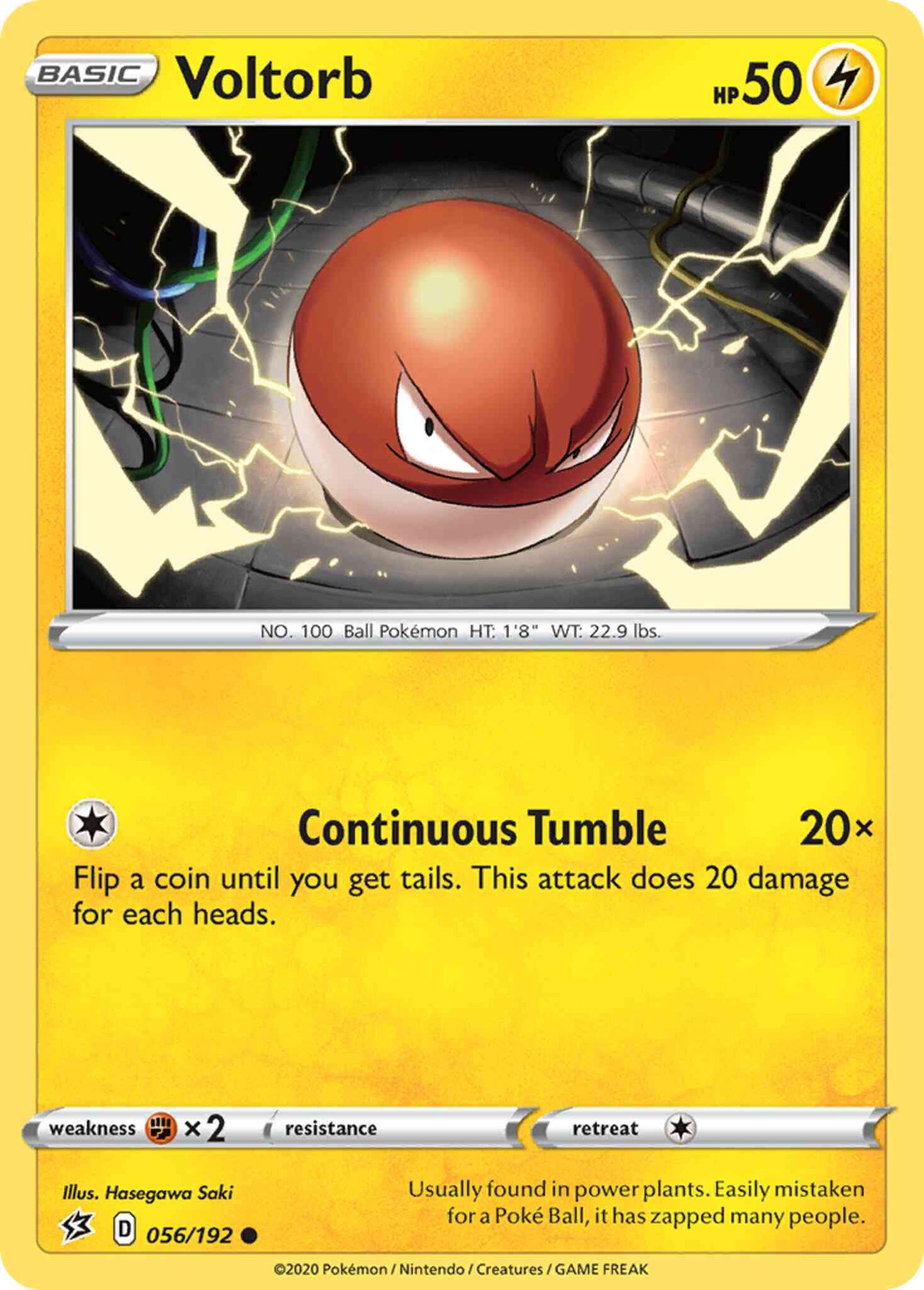 Voltorb - 056/192 - Common [swsh2-056] [Non-Holo]