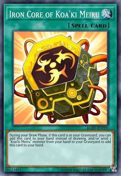 Iron Core of Koa'ki Meiru - TU02-EN020 - Common - Unlimited