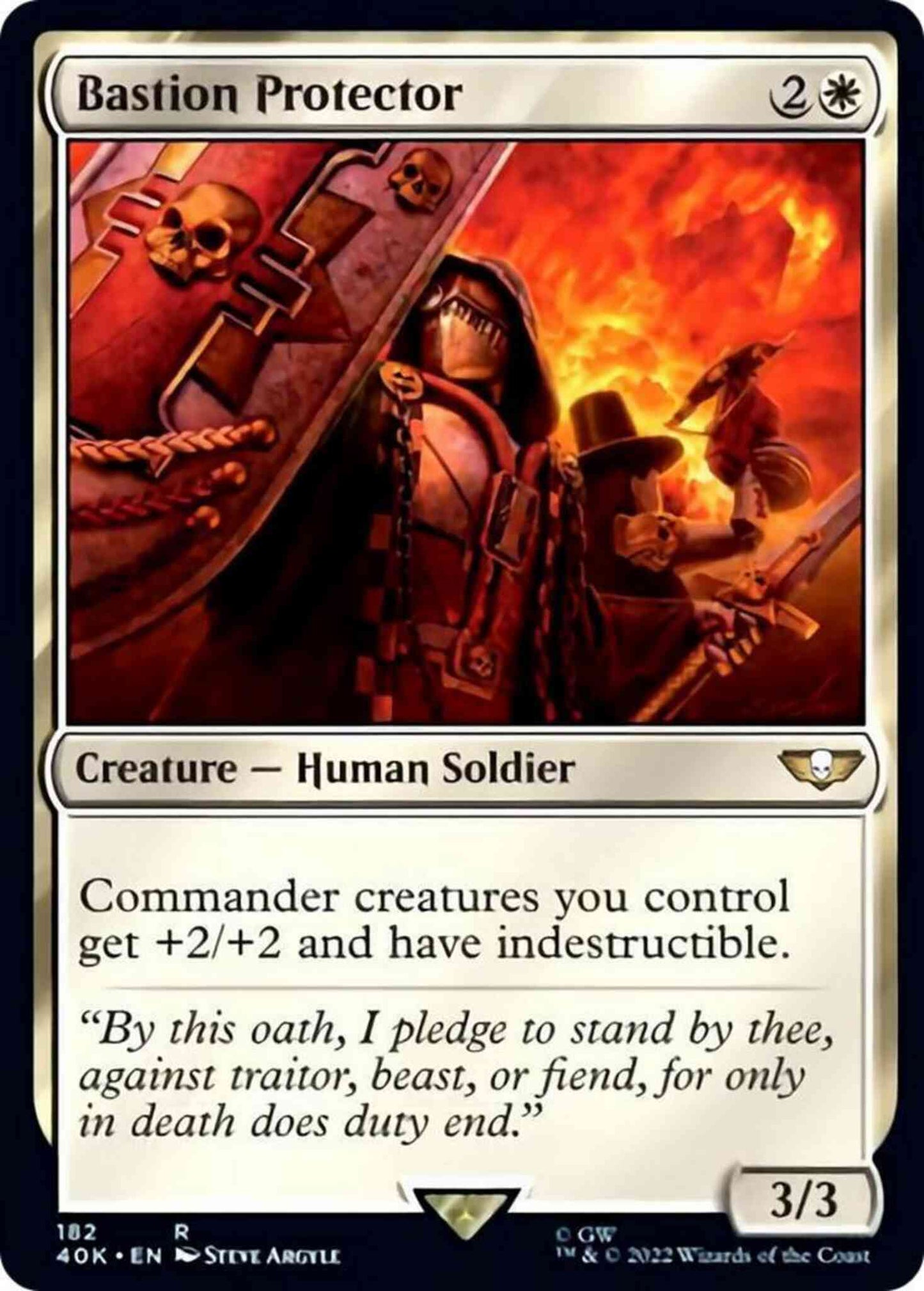Bastion Protector [182] [Universes Beyond: Warhammer 40,000] [Non-Foil]