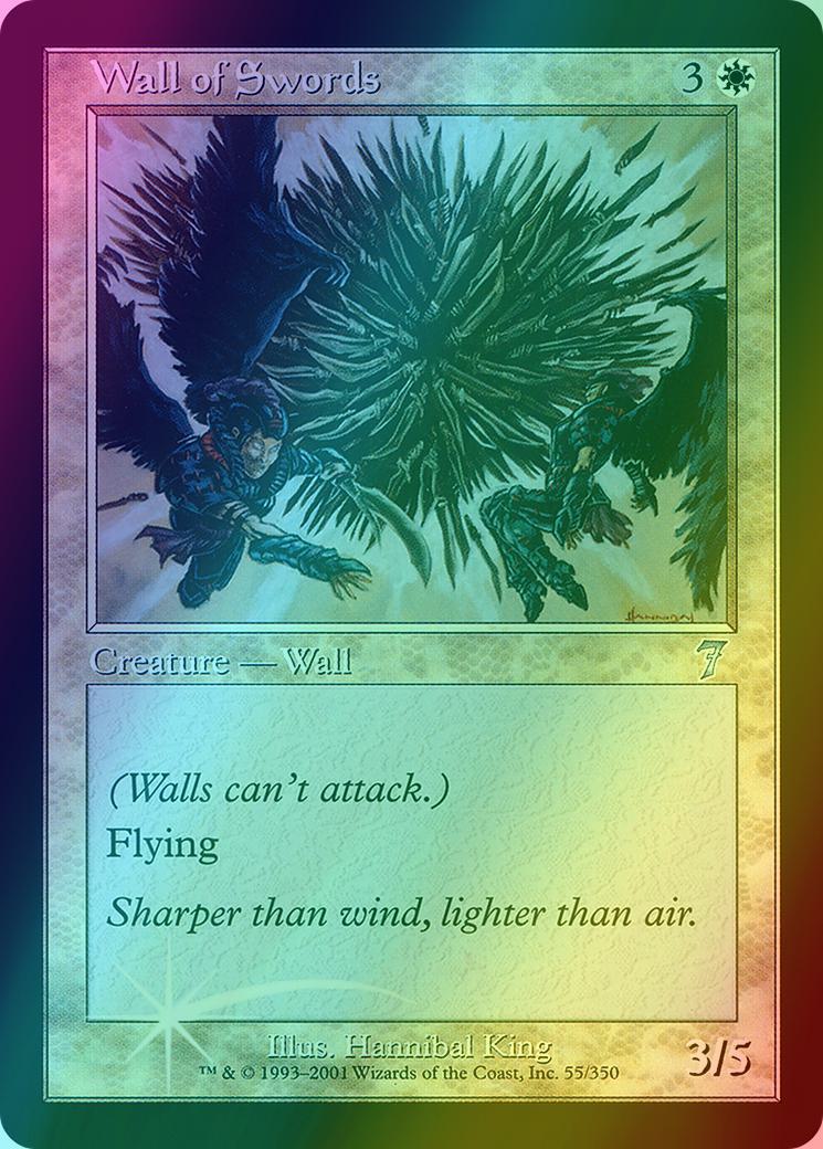 Wall of Swords [55x] [Seventh Edition] [Foil]