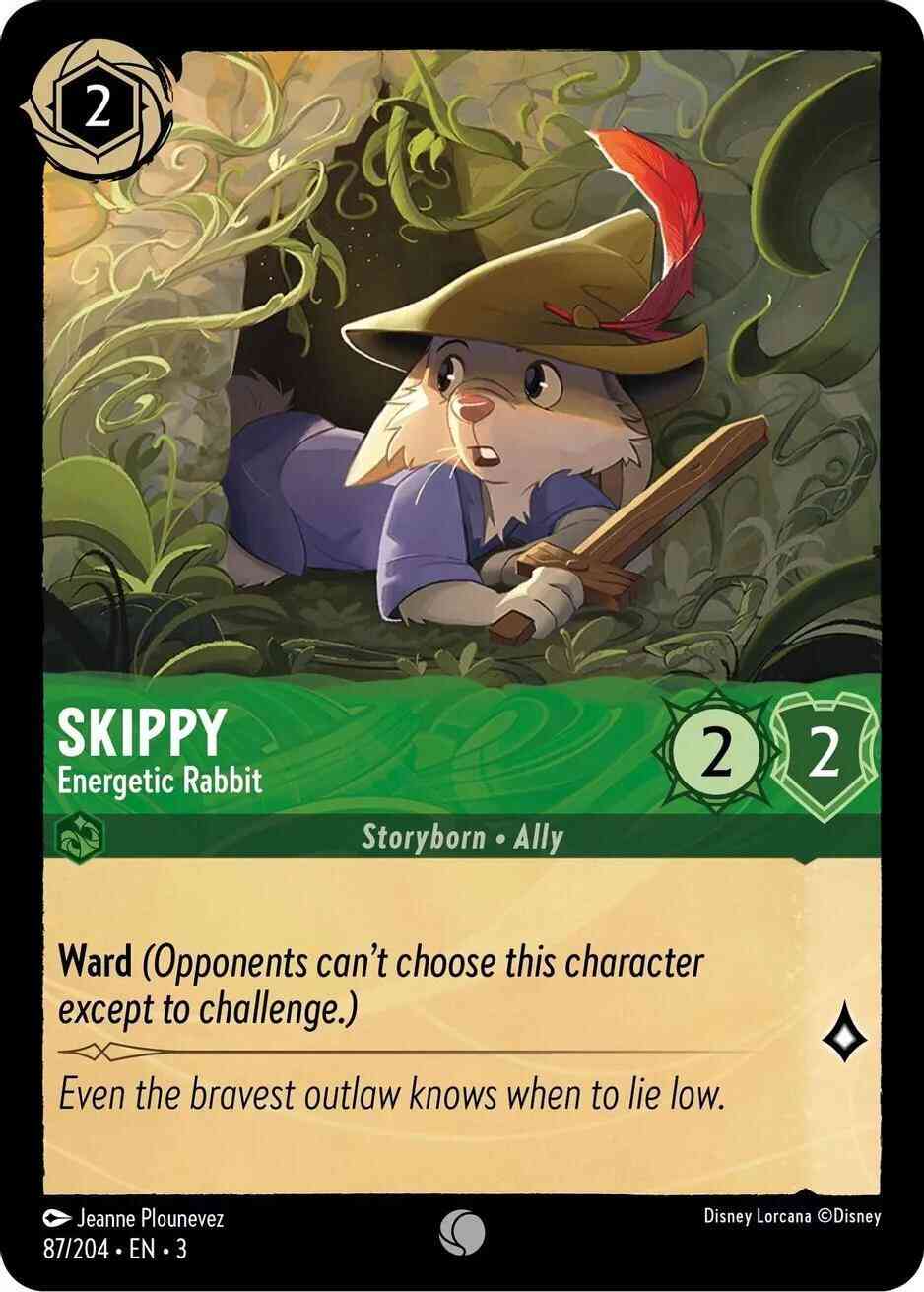 Skippy - Energetic Rabbit - 87/204 [Into the Inklands] [Non-Foil]