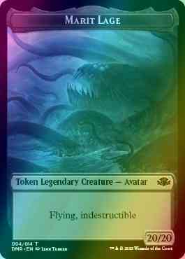 Marit Lage Token (04) // Zombie Token (05) [Dominaria Remastered: Tokens] [Foil]