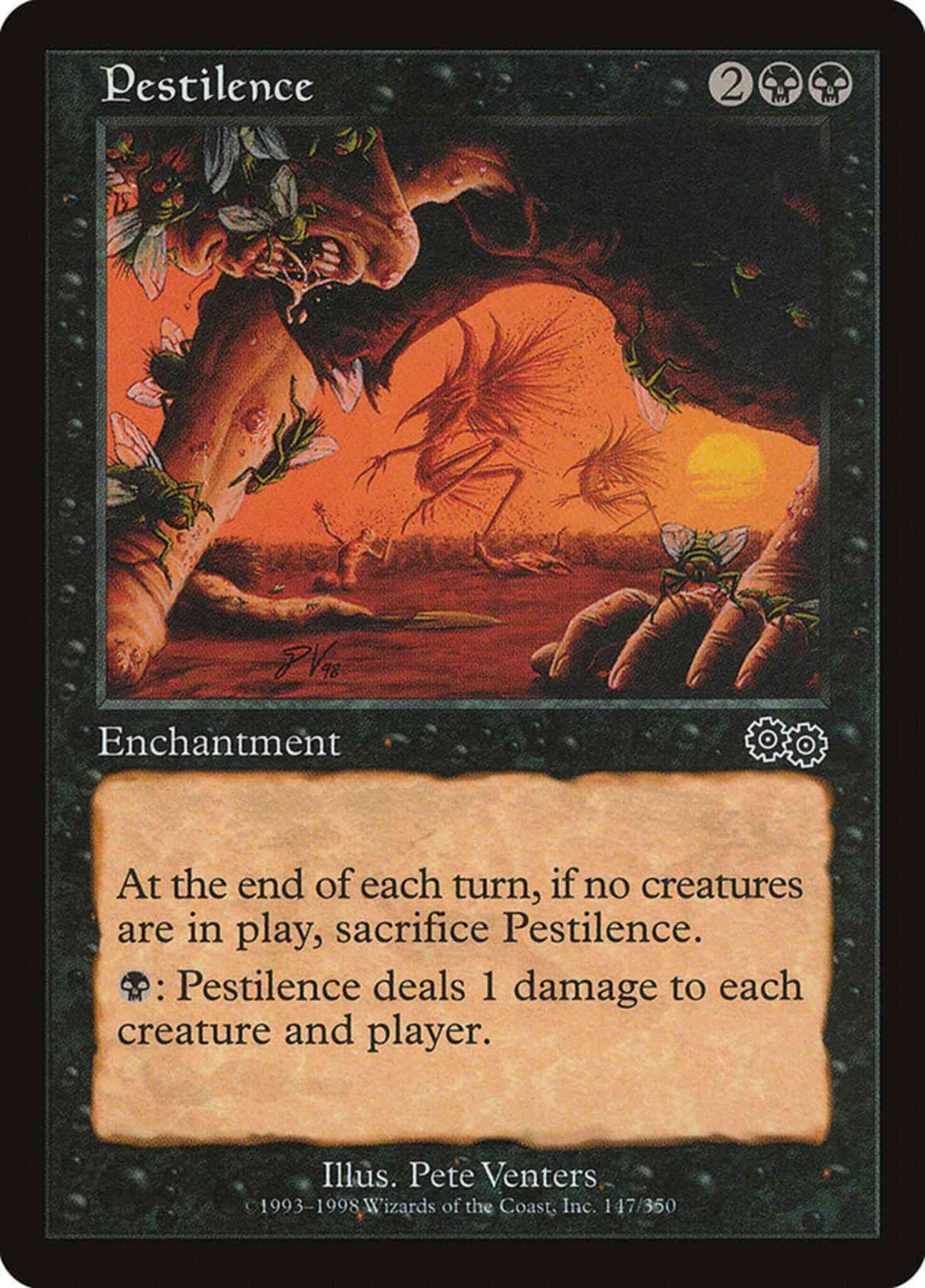 Pestilence [147] [Urza's Saga] [Non-Foil]