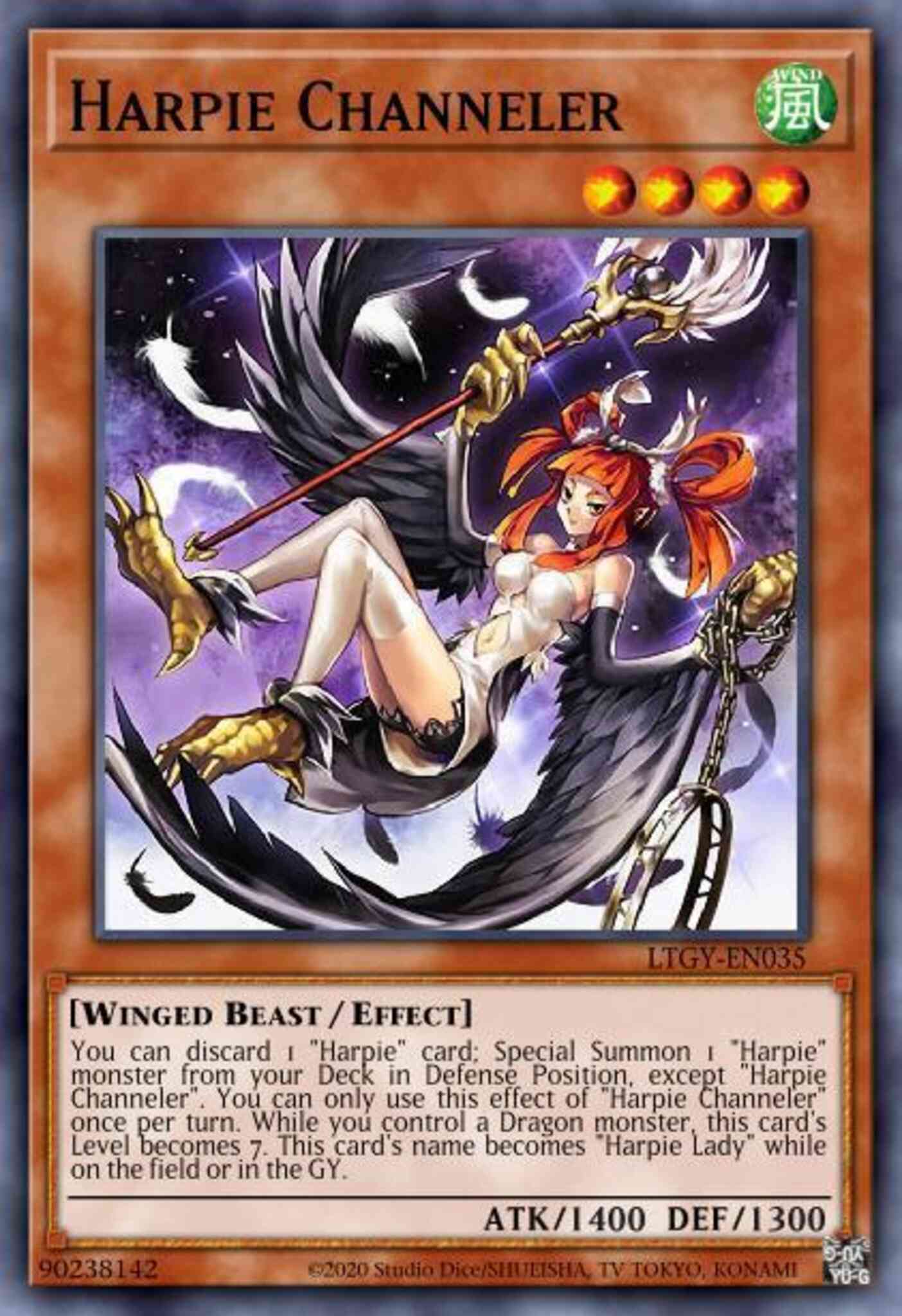 Harpie Channeler - LTGY-EN035 - Ultimate Rare - Unlimited