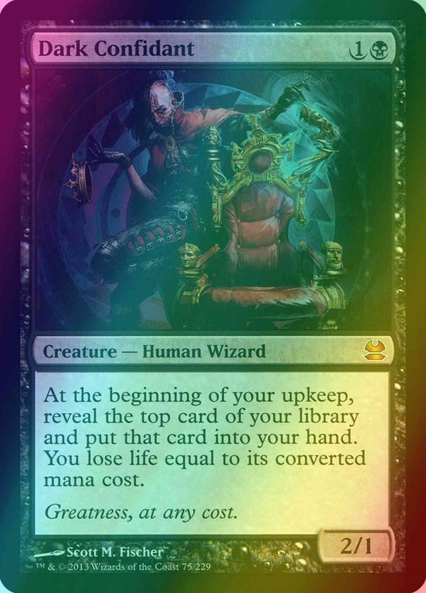 Dark Confidant [75] [Modern Masters] [Foil]
