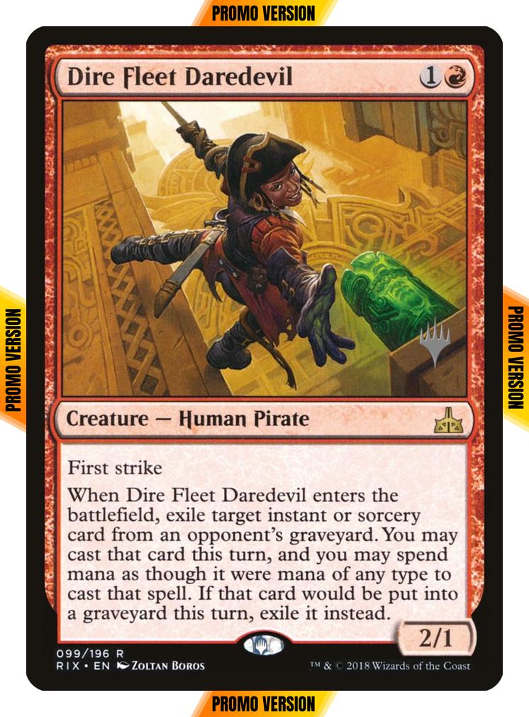 Dire Fleet Daredevil [99p] [Promo Pack] [Rivals of Ixalan Promos] [Non-Foil]