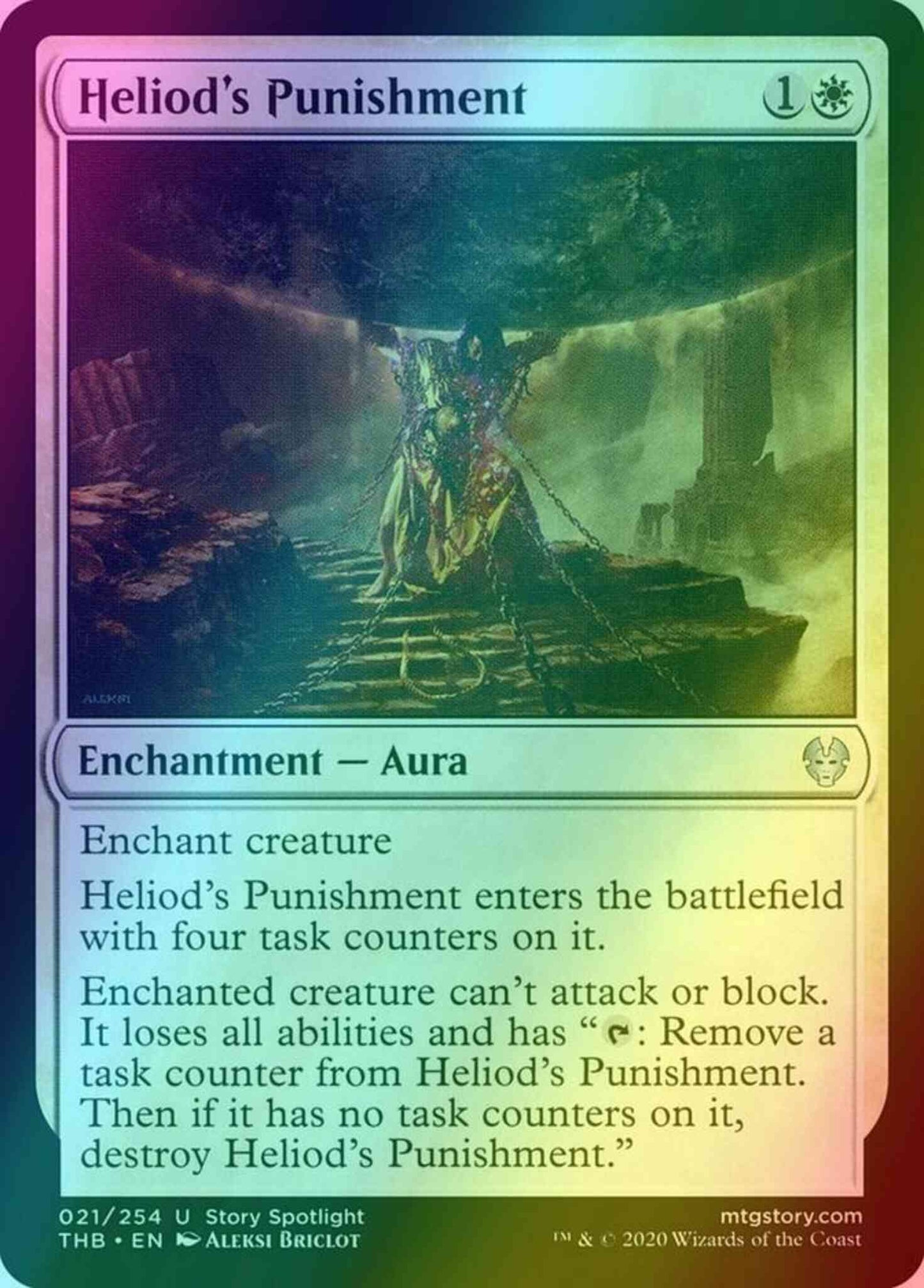 Heliod's Punishment [21] [Theros Beyond Death] [Foil]