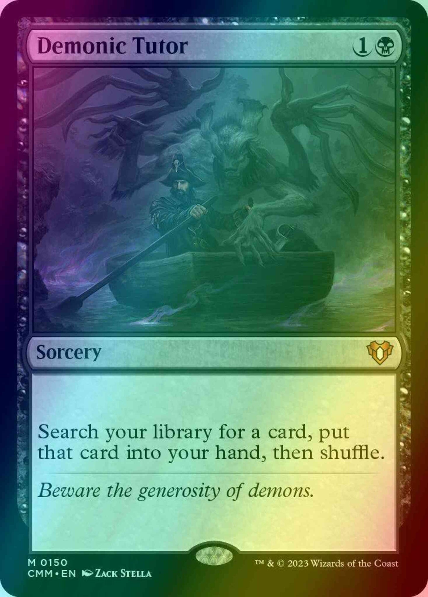 Demonic Tutor [150] [Commander Masters] [Foil]