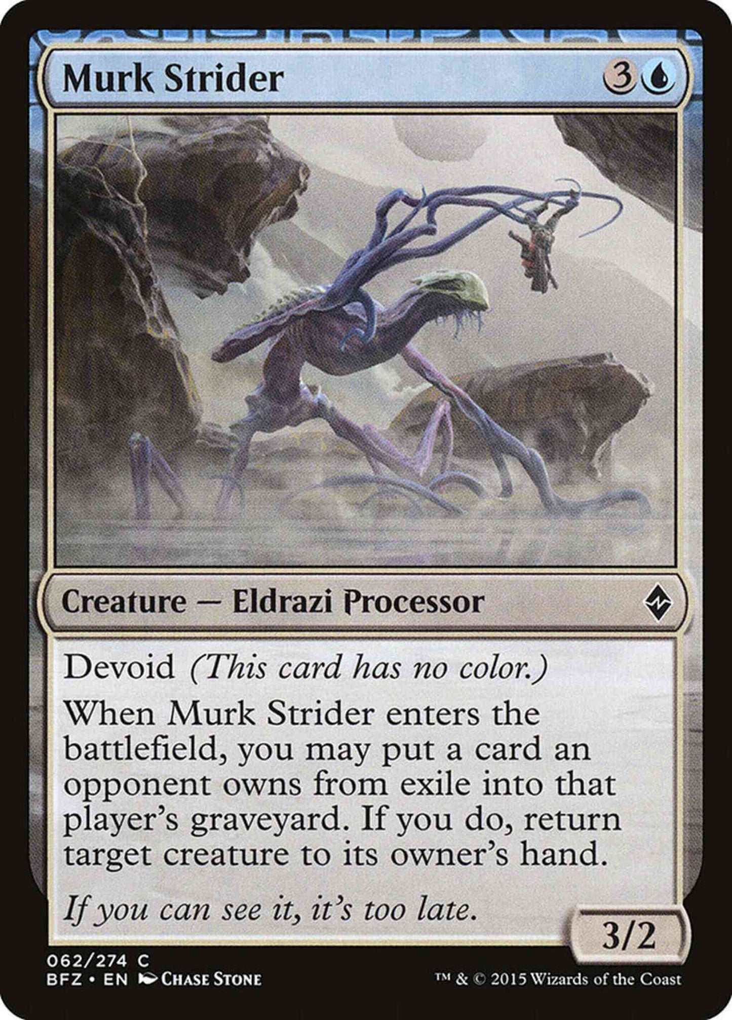 Murk Strider [62] [Battle for Zendikar] [Non-Foil]