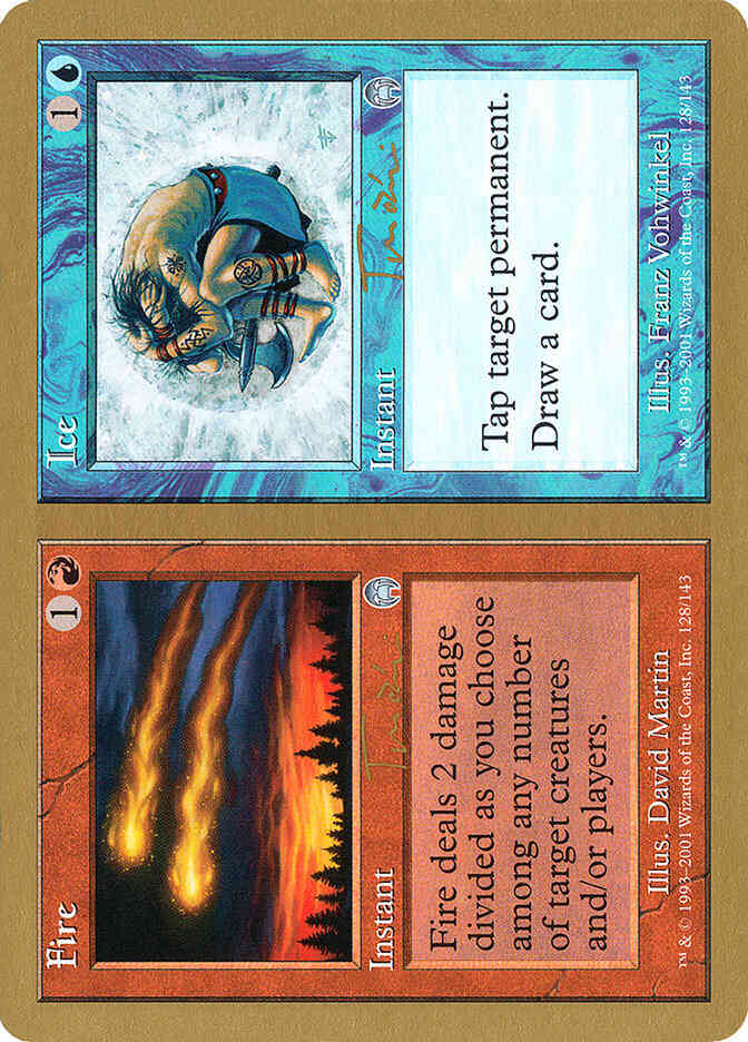 Fire // Ice [jt128] [World Championship Decks 2001] [Non-Foil]