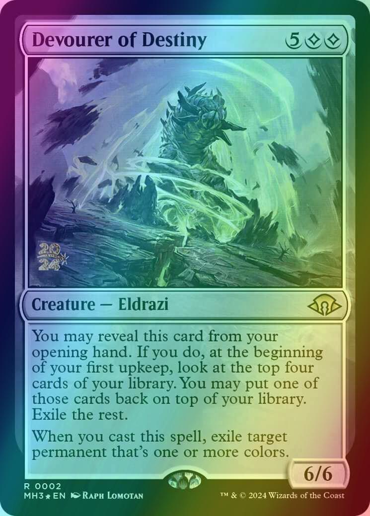 Devourer of Destiny [2s] [Prerelease] [Modern Horizons 3: Promos] [Foil]
