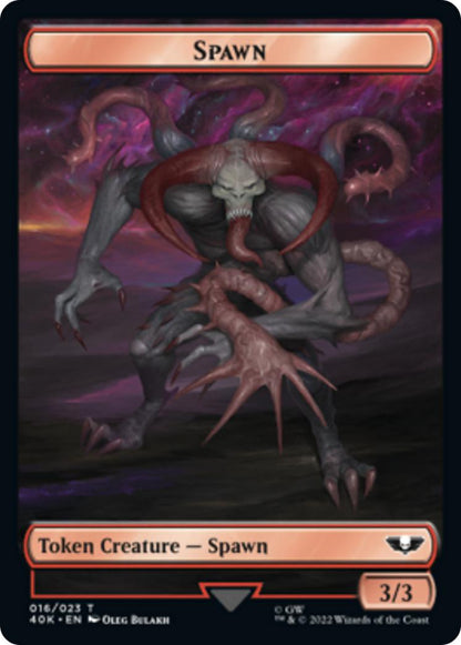 Astartes Warrior Token (12) // Spawn Token (16) [Universes Beyond: Warhammer 40,000: Tokens] [Non-Foil]