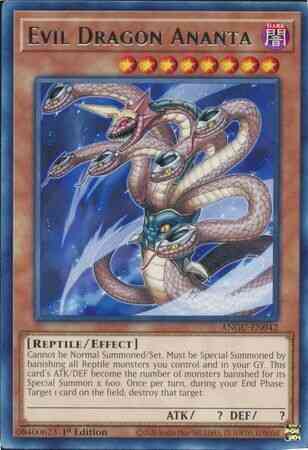 Evil Dragon Ananta - ANGU-EN042 - Rare - 1st Edition