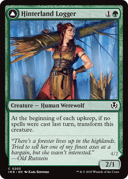 Hinterland Logger // Timber Shredder [203] [Innistrad Remastered] [Non-Foil]