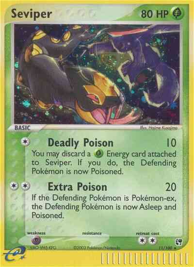 Seviper - 11/100 - Rare Holo [ex2-11] [Holo]