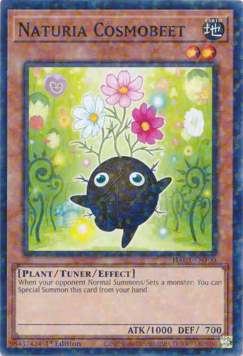 Naturia Cosmobeet - HAC1-EN100 - Duel Terminal Normal Parallel Rare - 1st Edition