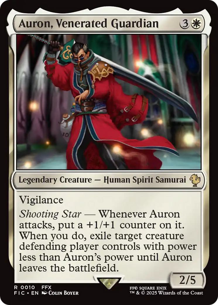 Auron, Venerated Guardian [10] [FINAL FANTASY: Commander] [Non-Foil]