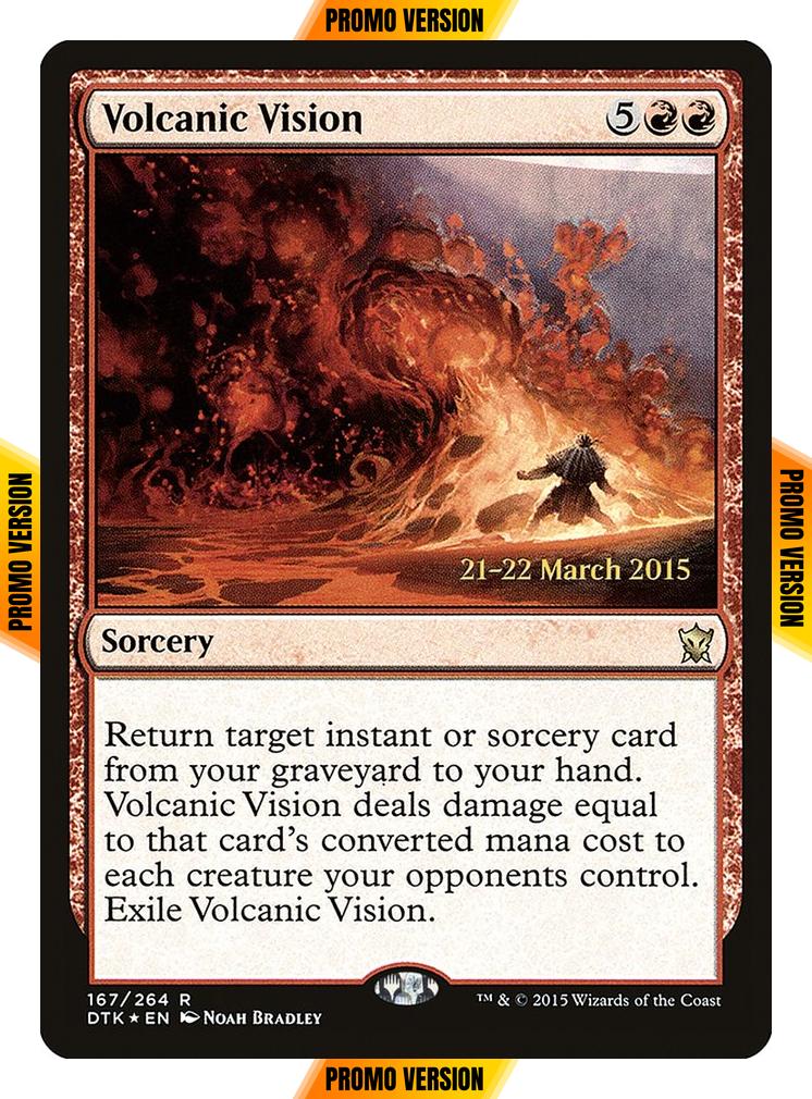 Volcanic Vision [167s] [Dragons of Tarkir Promos] [Foil]