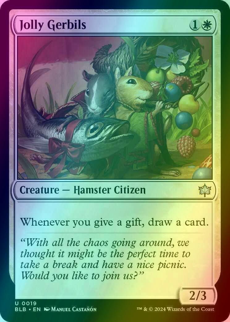 Jolly Gerbils [19] [Bloomburrow] [Foil]