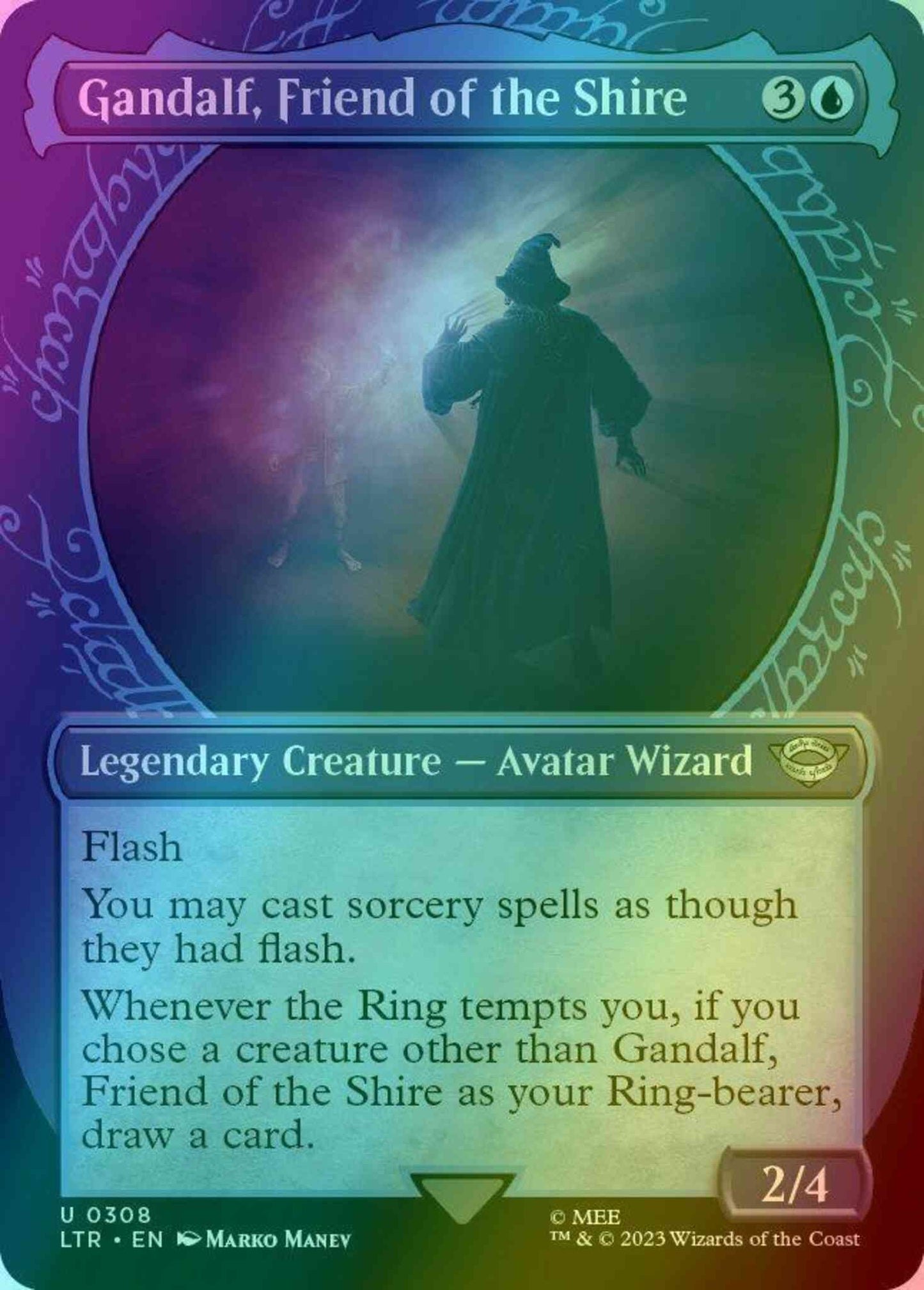 Gandalf, Friend of the Shire [308] [Ring Showcase] [The Lord of the Rings: Tales of Middle-earth] [Foil]