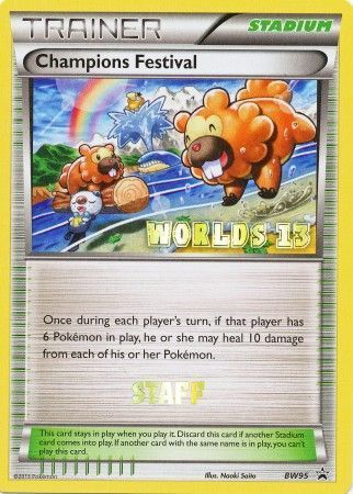 Champions Festival - Staff - BW95 - Promotional [Non-Holo]