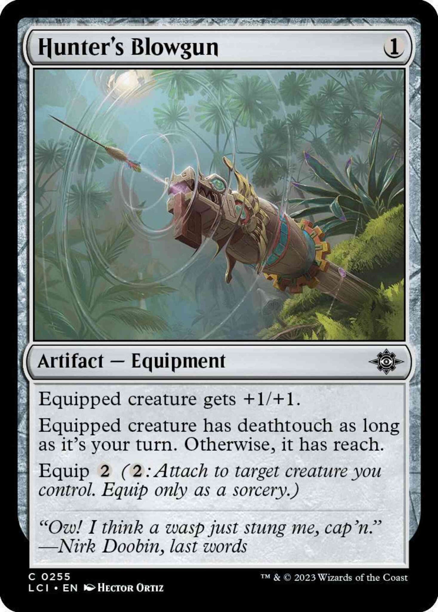 Hunter's Blowgun [255] [The Lost Caverns of Ixalan] [Non-Foil]