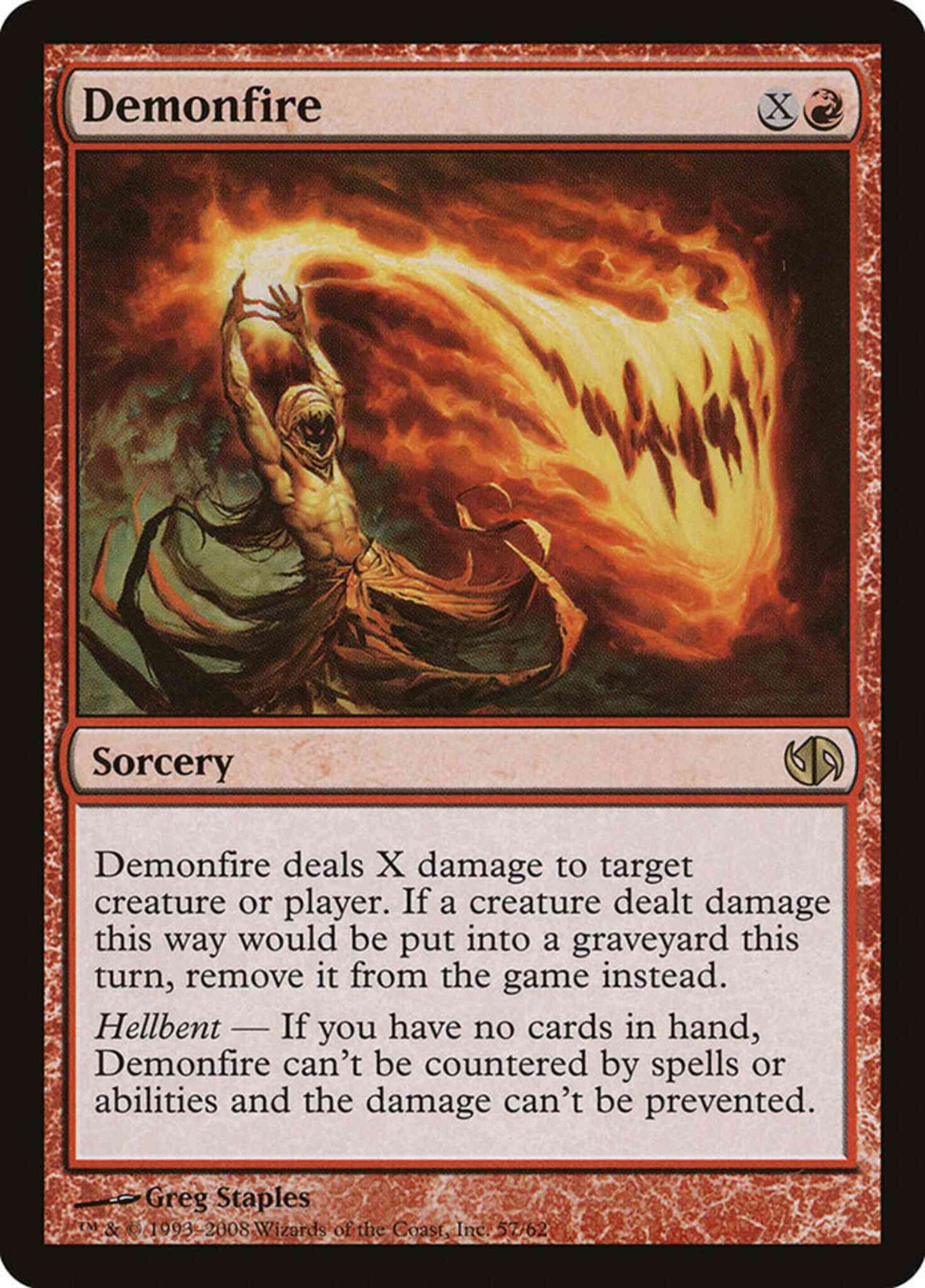 Demonfire [57] [Duel Decks Jace vs Chandra] [Non-Foil]