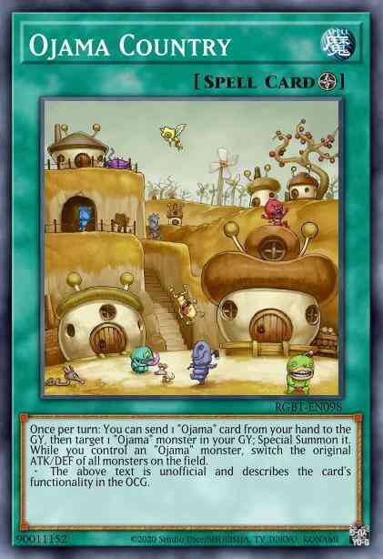Ojama Country - RGBT-EN098 - Rare - Unlimited