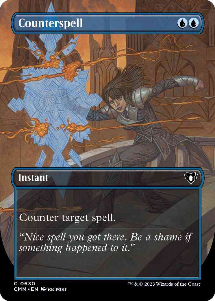 Counterspell [630] [Borderless] [Commander Masters] [Non-Foil]