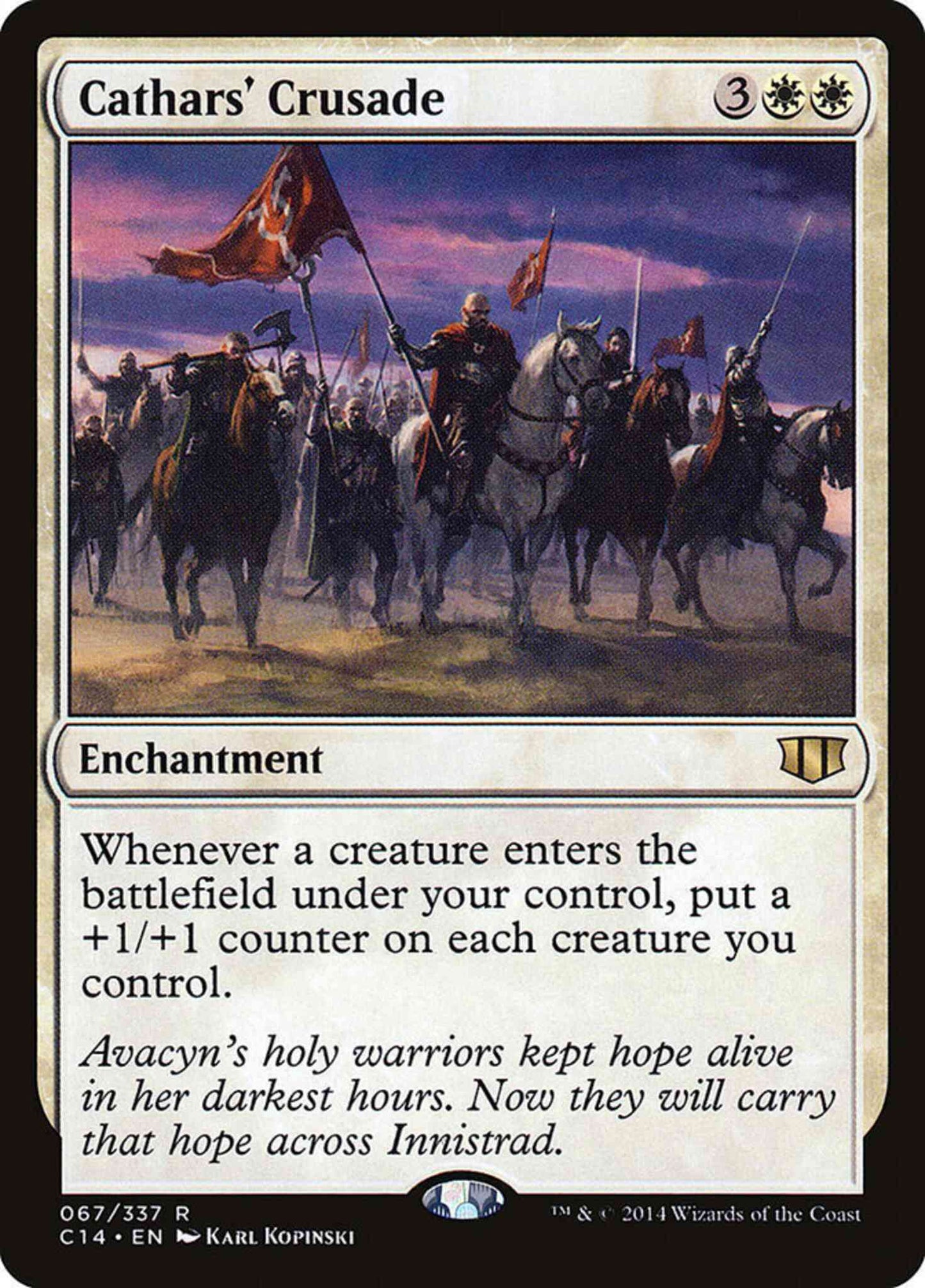 Cathars' Crusade [67] [Commander 2014] [Non-Foil]