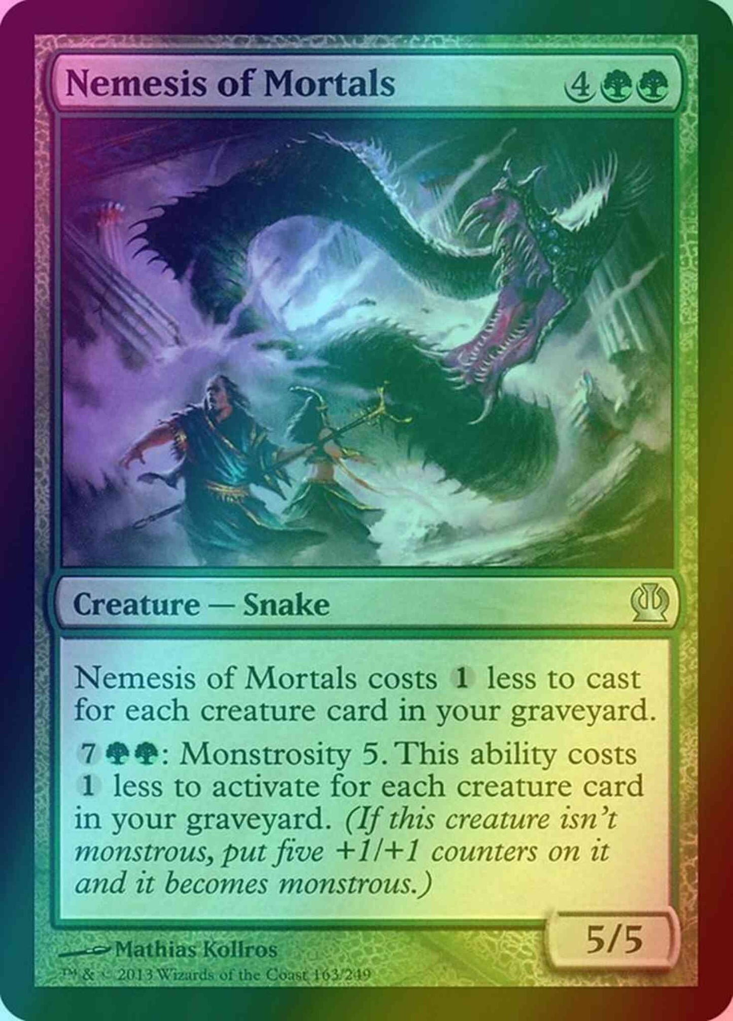 Nemesis of Mortals [163] [Theros] [Foil]