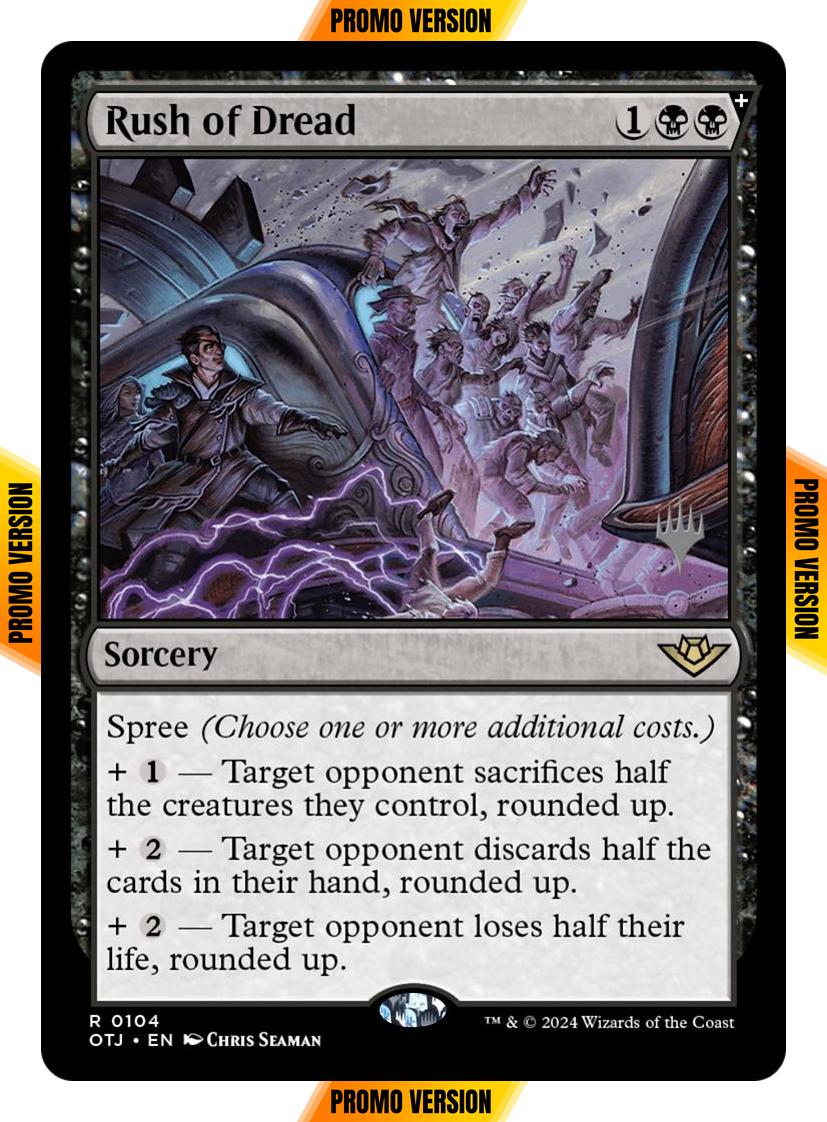 Rush of Dread [104p] [Promo Pack] [Outlaws of Thunder Junction: Promos] [Non-Foil]