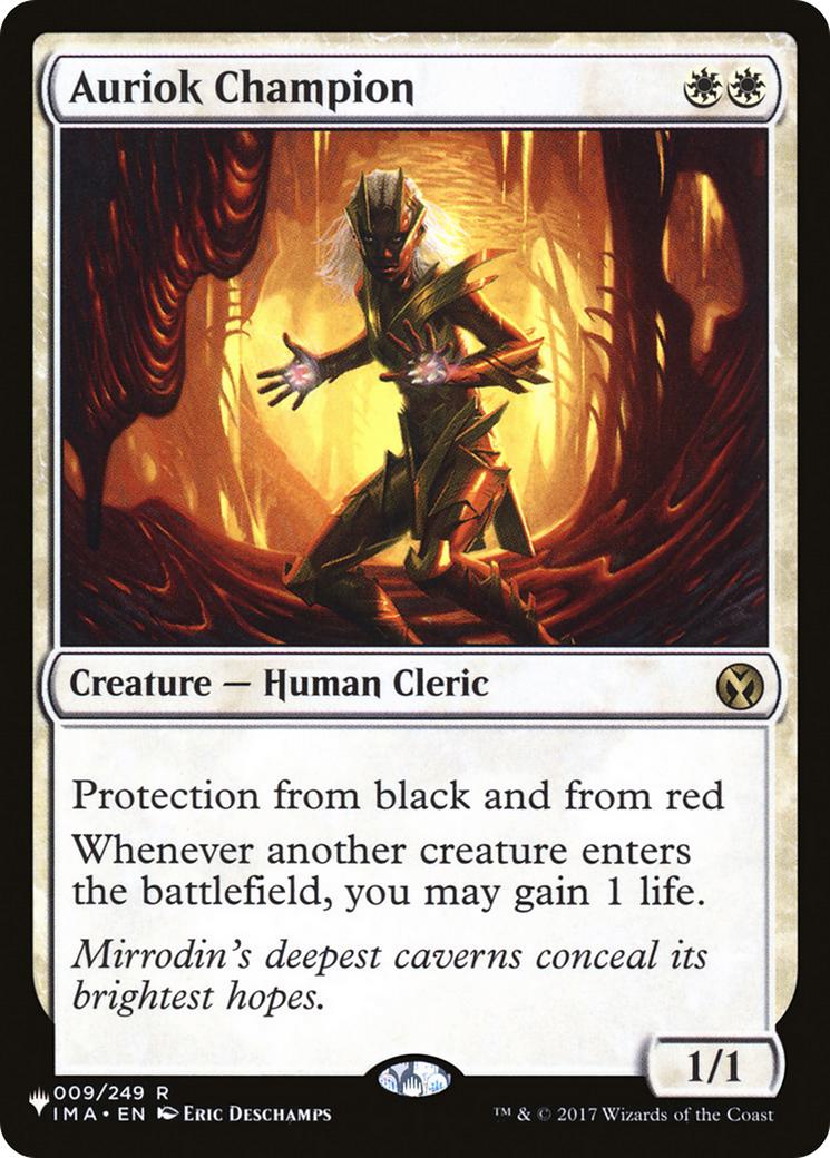 Auriok Champion [IMA-9] [The List] [Non-Foil]