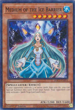 Medium of the Ice Barrier - HAC1-EN034 - Duel Terminal Normal Parallel Rare - 1st Edition