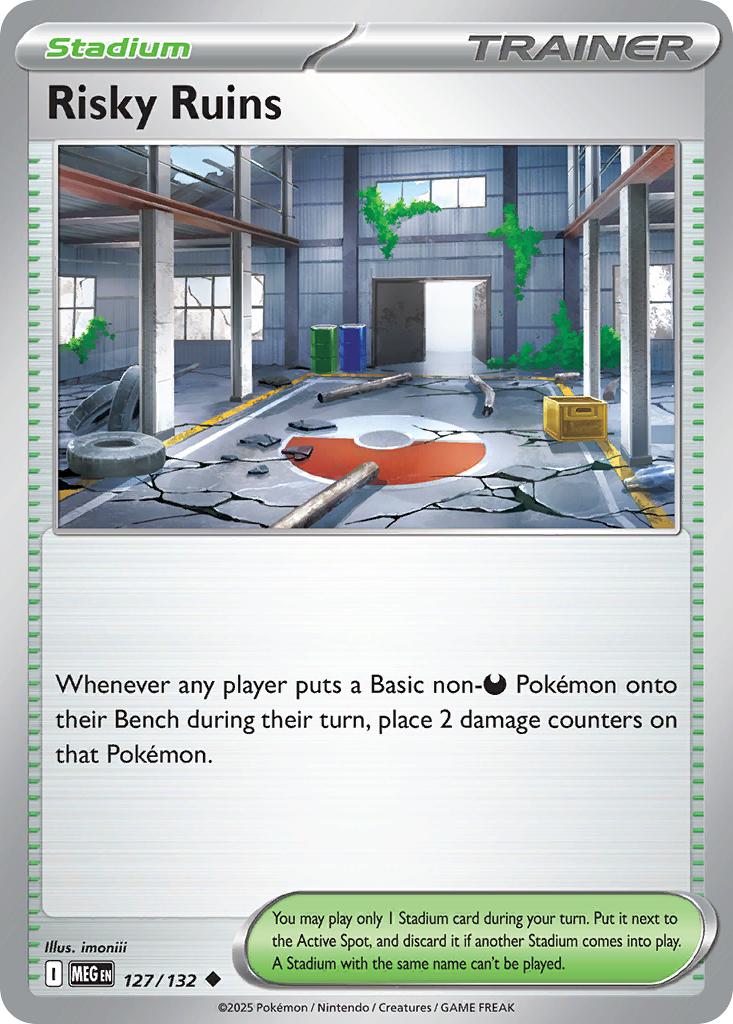 Risky Ruins - 127/132 - Uncommon [me01-127] [Non-Holo]