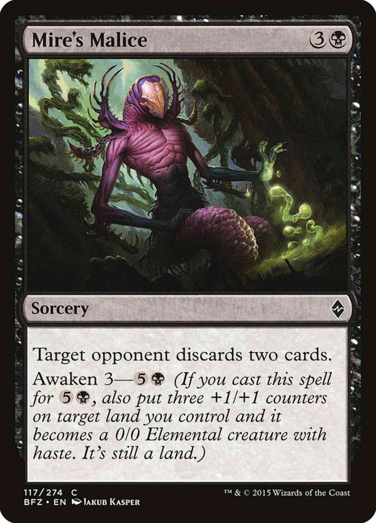 Mire's Malice [117] [Battle for Zendikar] [Non-Foil]