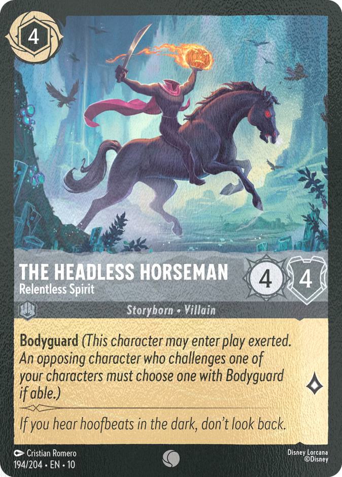 The Headless Horseman - Relentless Spirit - 194/204 [Whispers in the Well] [Cold Foil]