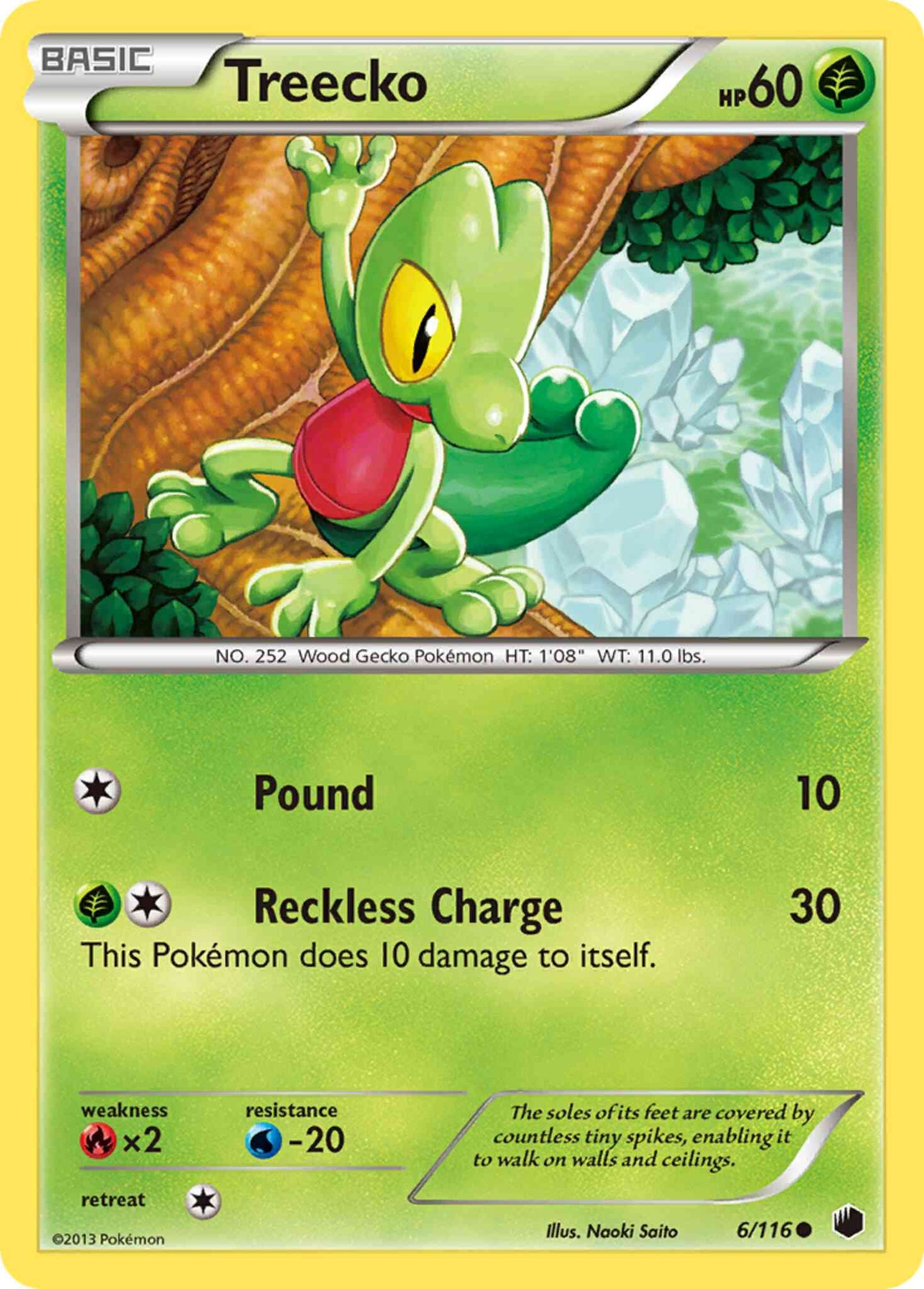 Treecko - 6/116 - Common [bw9-6] [Non-Holo]