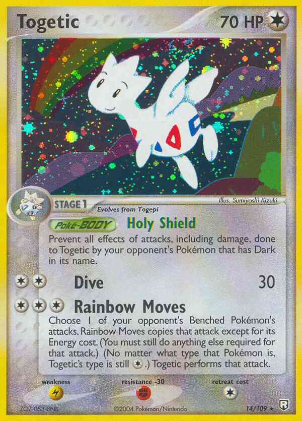 Togetic - 14/109 - Rare Holo [ex7-14] [Reverse Holo]