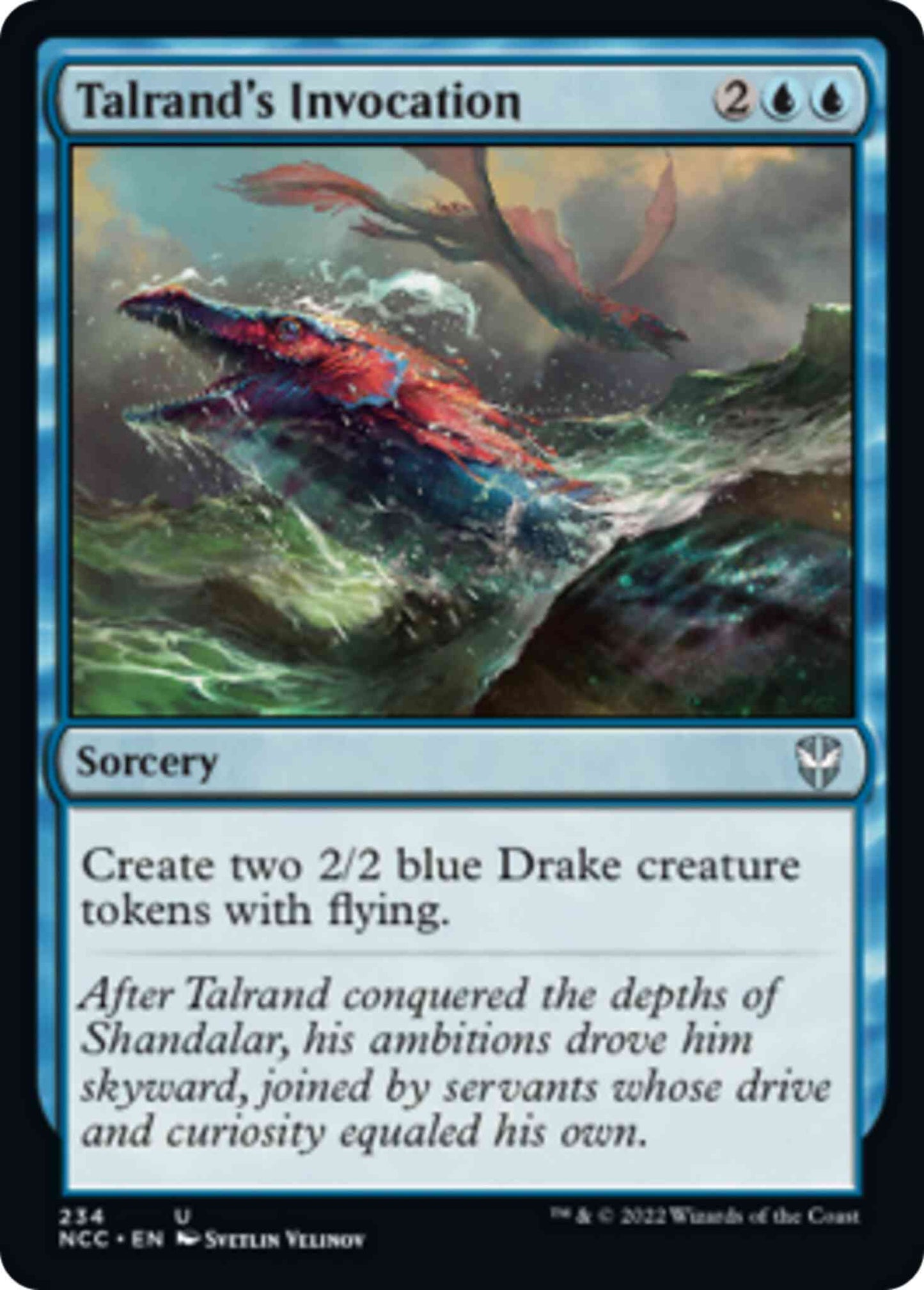 Talrand's Invocation [234] [Streets of New Capenna: Commander] [Non-Foil]