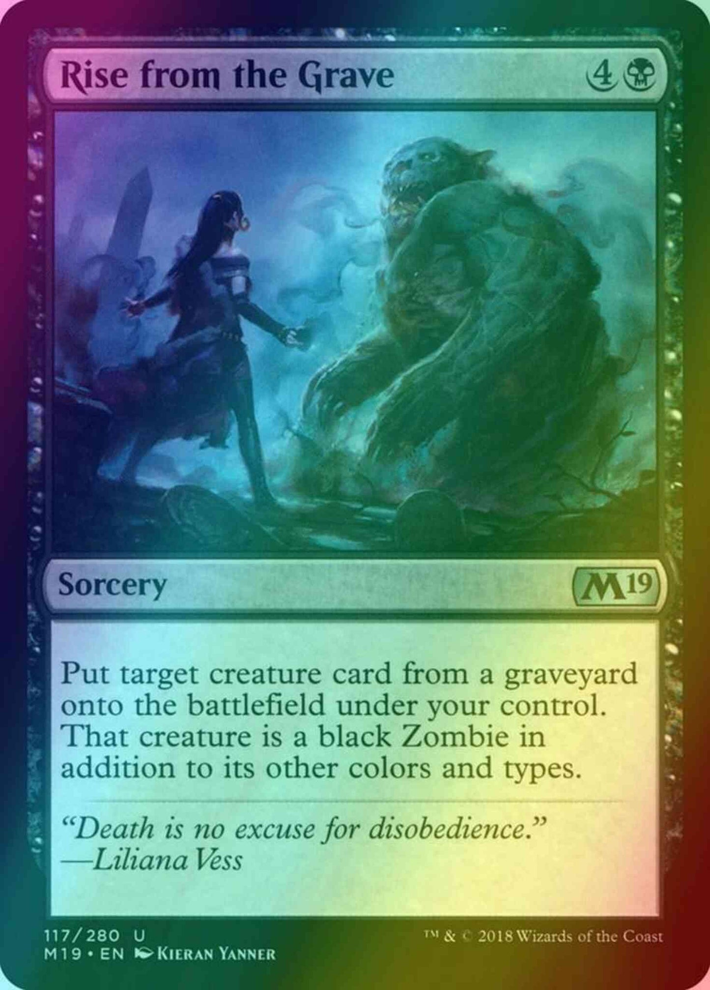 Rise from the Grave [117] [Core Set 2019] [Foil]