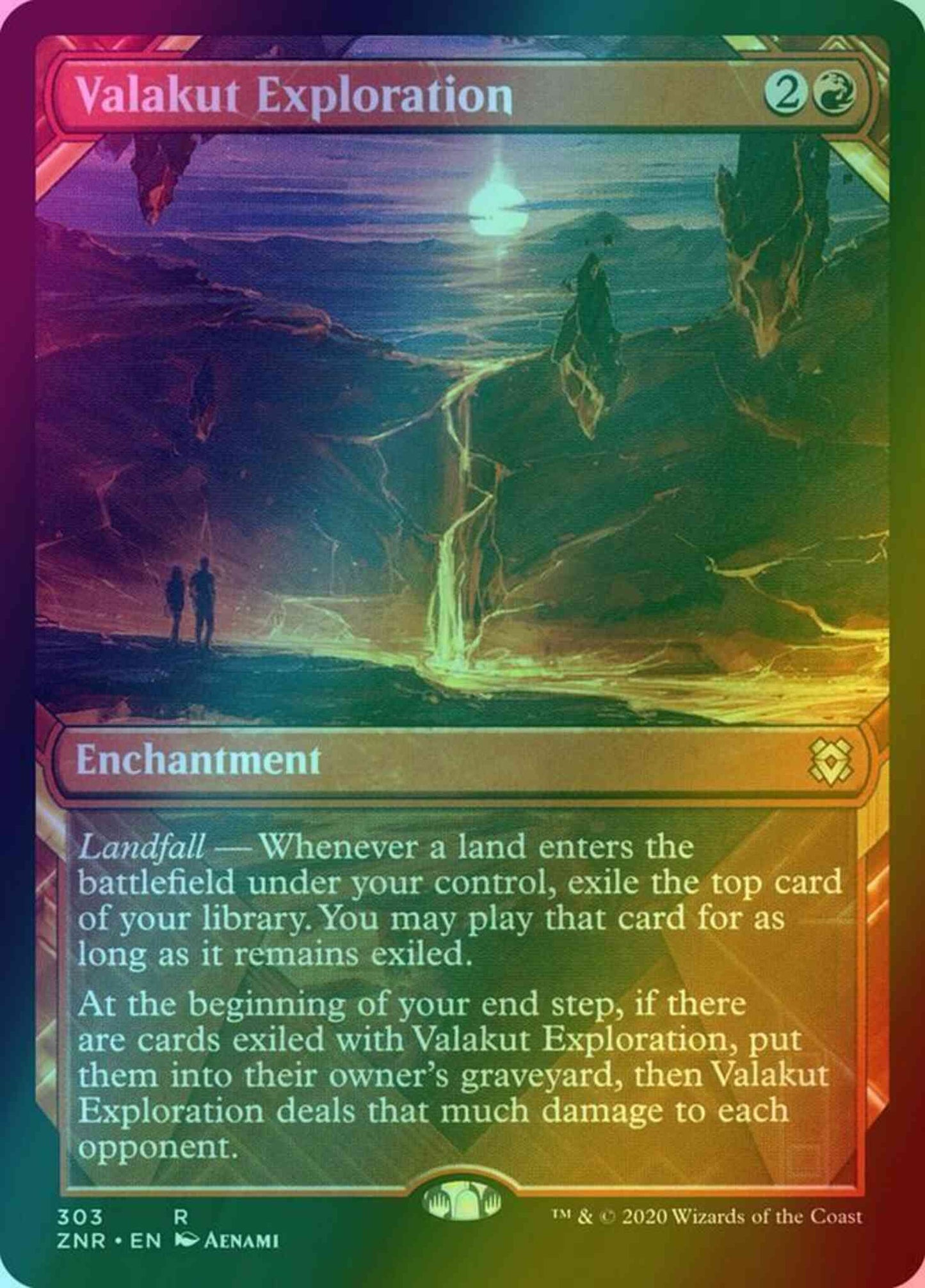 Valakut Exploration [303] [Showcase] [Zendikar Rising] [Foil]
