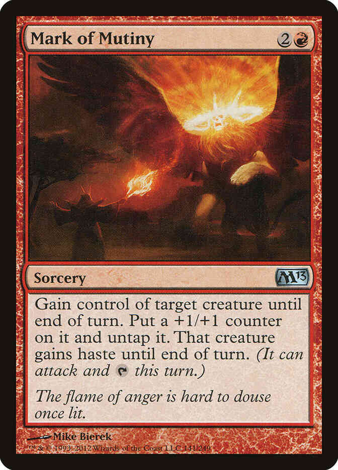 Mark of Mutiny [141] [Magic 2013] [Non-Foil]