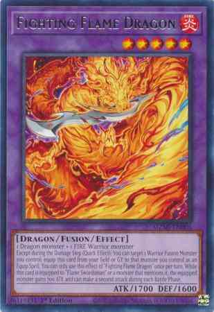 Fighting Flame Dragon - MZMI-EN005 - Rare - 1st Edition