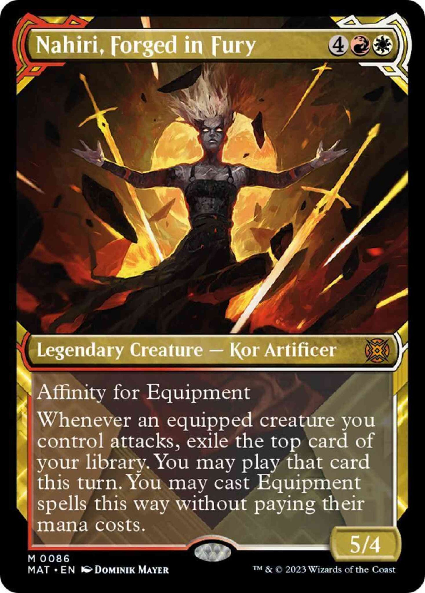 Nahiri, Forged in Fury [86] [Planar Showcase] [March of the Machine: The Aftermath] [Non-Foil]